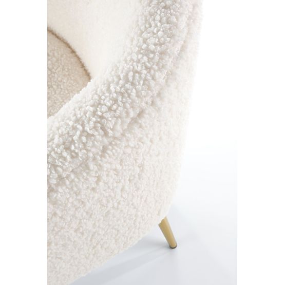 Dizajnové kreslo GRIFON - krémové