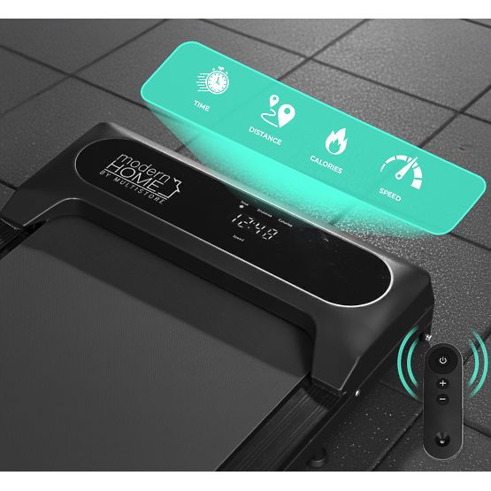 Domáci bežecký pás s elektrickým držiakom walking pad tréningový pod stôl 10 km/h ModernHome