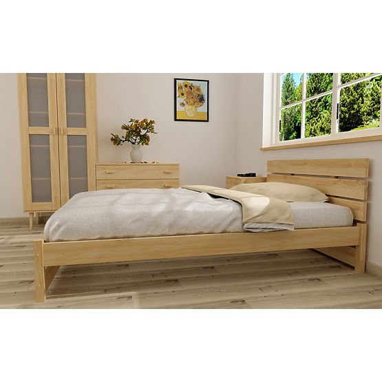 Drevená posteľ Max 200 x 90 cm - borovica