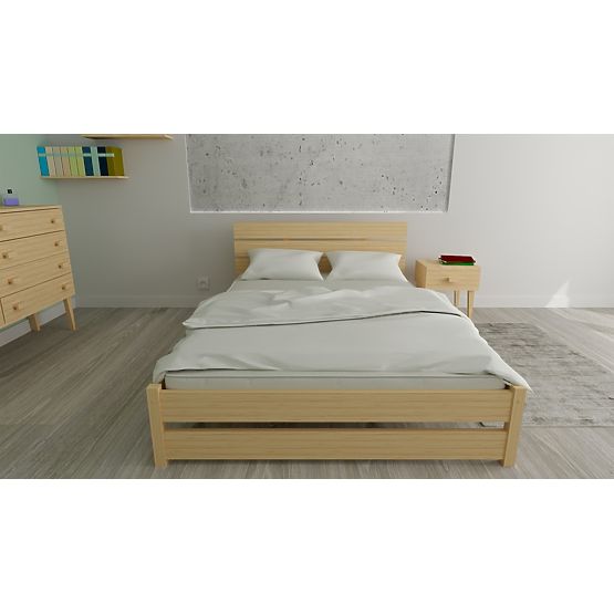 Drevená posteľ Max 200 x 90 cm - borovica