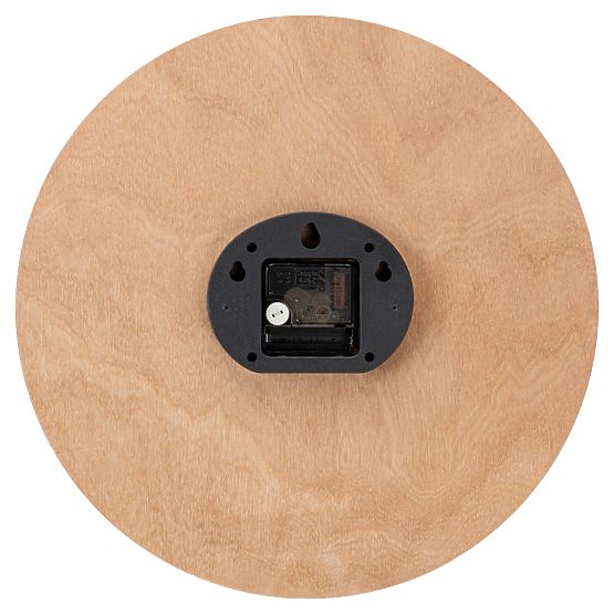 Drevené nástenné hodiny loftové ABBAS 35 cm