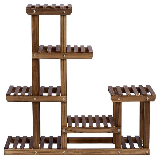 Drevený kvetinový stojan Manino 5 úrovní