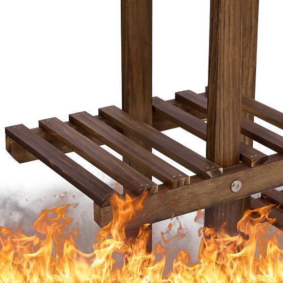 Drevený kvetinový stojan Manino 5 úrovní
