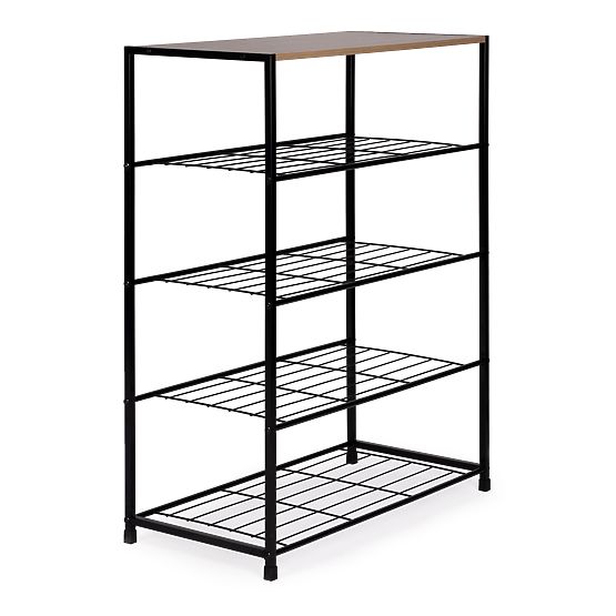 Drevený stojan na topánky regál LOFT