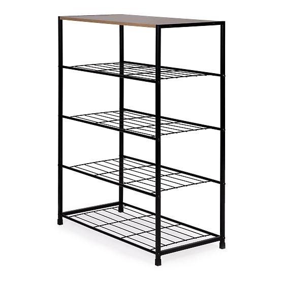 Drevený stojan na topánky regál LOFT