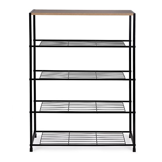 Drevený stojan na topánky regál LOFT