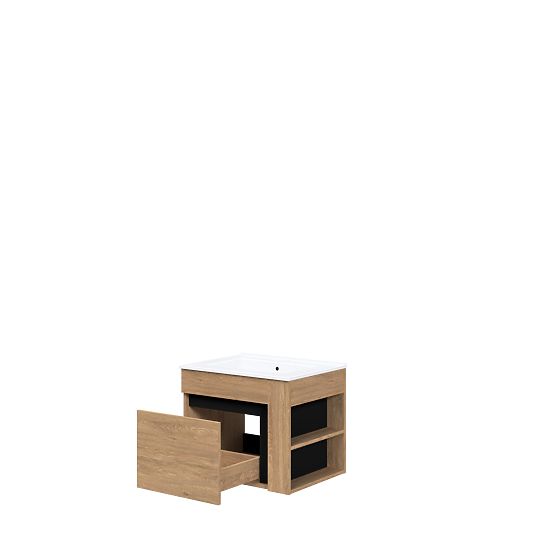 DUESA Skrinka pod umývadlo 60/1S zlatý dub