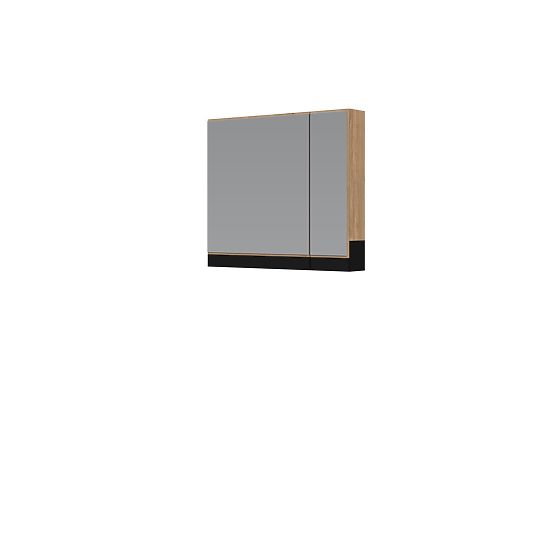 DUESA Zrkadlová skrinka 80/2D zlatý dub (1p=1ks)