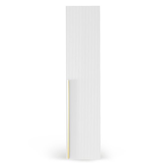 Dvere ku skrini Neroli, 45,6 cm, jednoduché drážky, biela