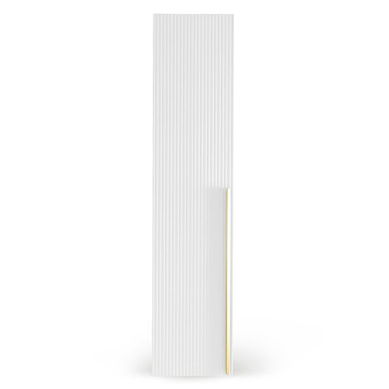 Dvere ku skrini Neroli, 45,6 cm, jednoduché drážky, biela