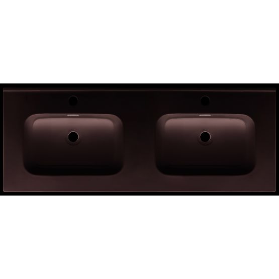 Dvojkomorové nábytkové umývadlo 120 cm