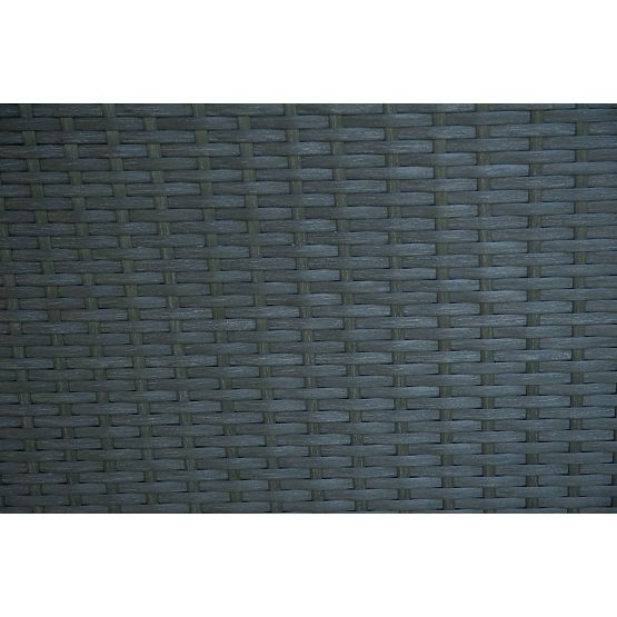 Dvojmiestna pohovka s technoratánovým stolíkom TINTO čierna