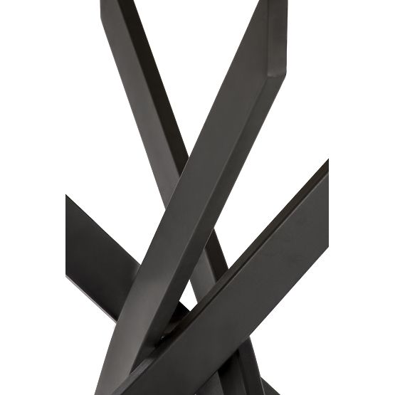 EDGAR stôl, doska - zlatý dub, nohy - čierne (2p=1ks)