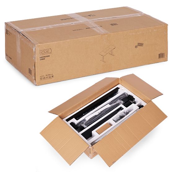 Elektrický nastaviteľný stôl 140x70 cm, nastaviteľná výška 76-121 cm ModernHome