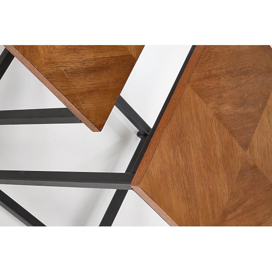 ELZA sada 2 lavíc, orechová / čierna (1p=1ks)