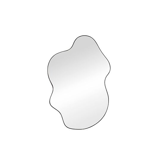 ESSENT nástenné zrkadlo, čierne (1p=1ks)