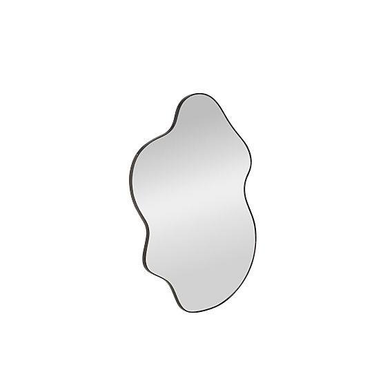 ESSENT nástenné zrkadlo, čierne (1p=1ks)