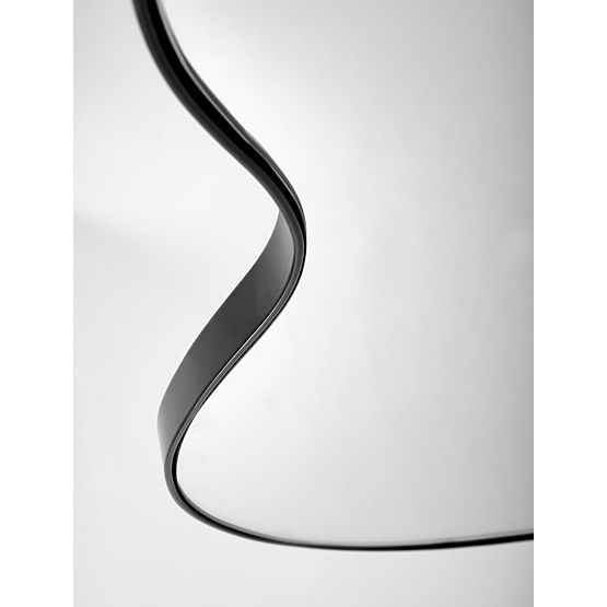 ESSENT nástenné zrkadlo, čierne (1p=1ks)