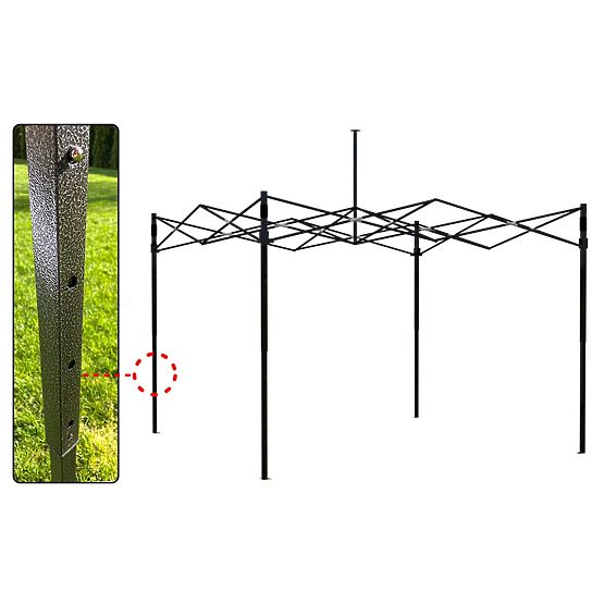Expresný obchodný pavilón 3x3 m modrý