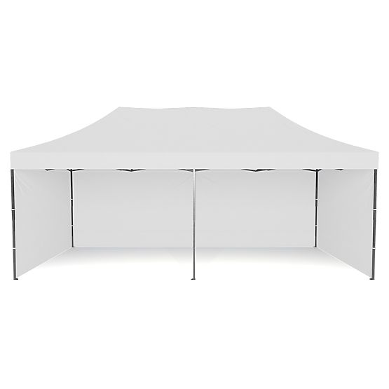 Expresný obchodný pavilón - 3x6 m - biely