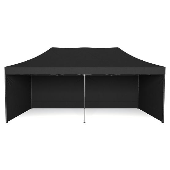 Expresný obchodný pavilón - 3x6 m - čierny