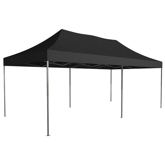 Expresný obchodný pavilón - 3x6 m - čierny