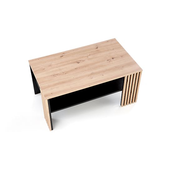 FEMINA konferenčný stolík dub artisan/čierny