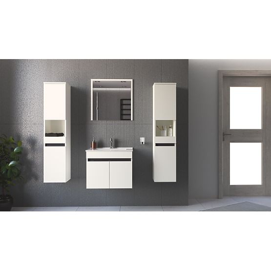 FIGARO Skrinka pod umývadlo 60/2D biela (1p=1ks)