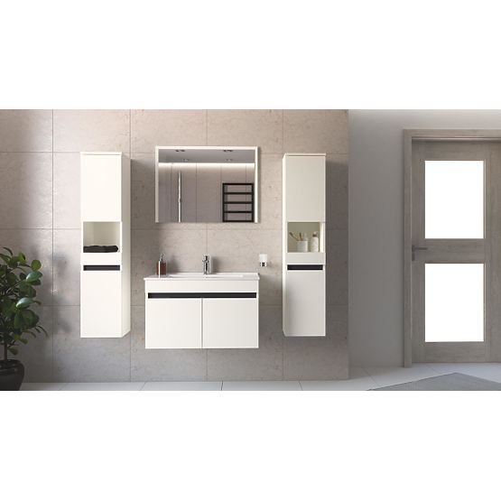 FIGARO Zrkadlo 80 cm biela