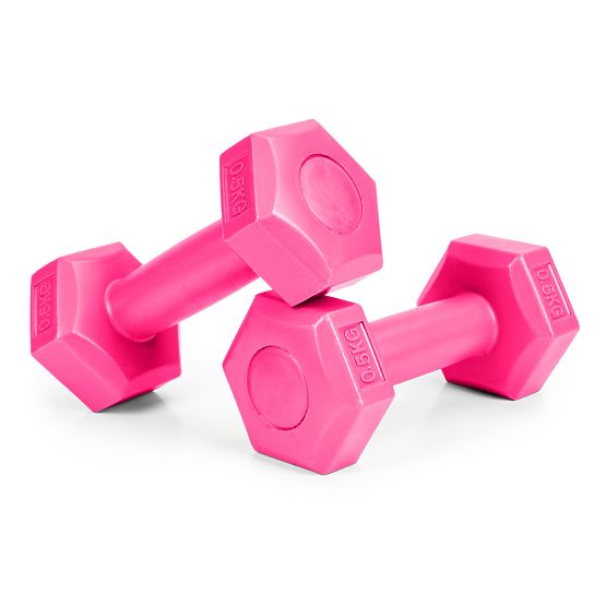 Fitness činky sada činiek závažia 2x 0,5 kg