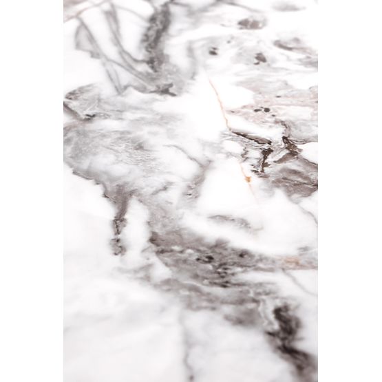 FORMOSA sada 2 lavíc, biely mramor / čierna (2p=1ks)