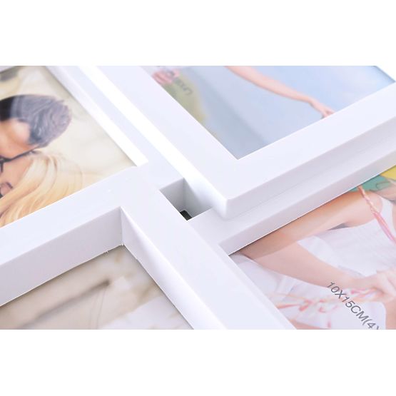 Fotorámik na 18 fotografií Morka biela