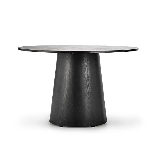 GINTER okrúhly stôl, čierny (2p=1ks)