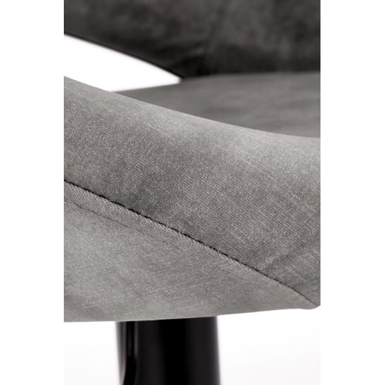 H102 šedá barová stolička (1p=2ks)