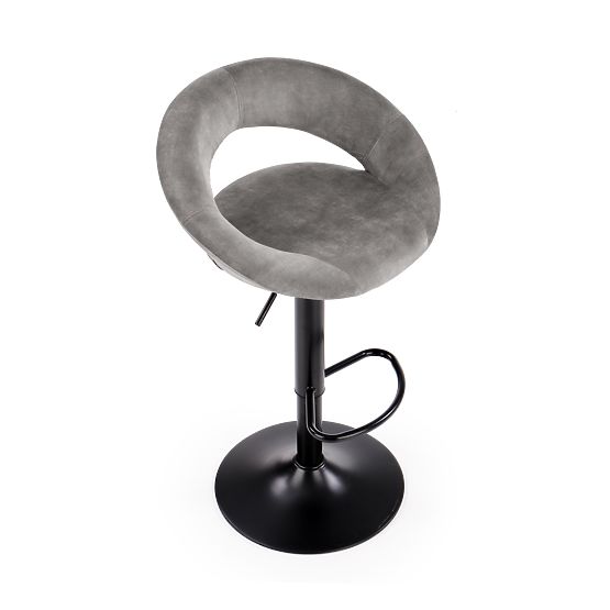 H102 šedá barová stolička (1p=2ks)