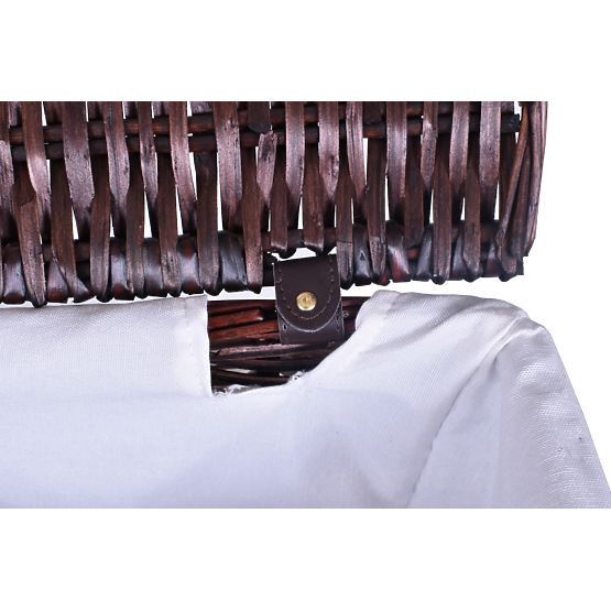 Hnedý prútený kôš 114 L