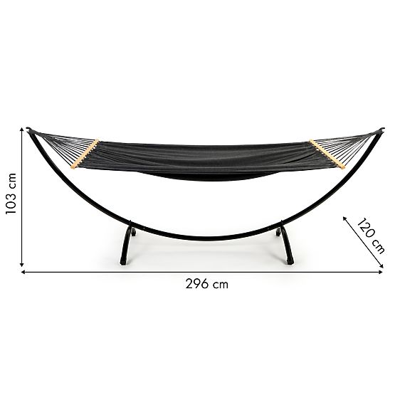 Hojdacia sieť so stojanom ležadlo záhradná hojdačka ModernHome