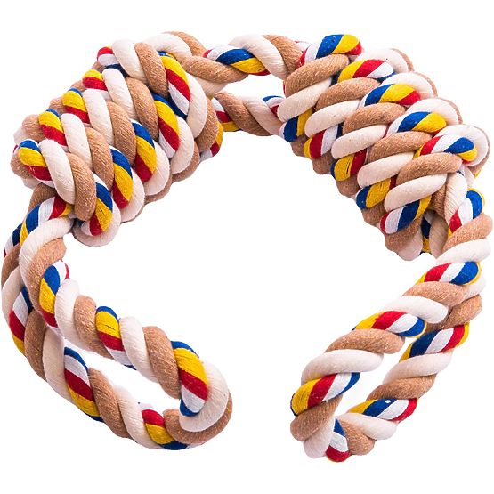 Hračka preťahovadlo s uzlami WALLY 60 cm