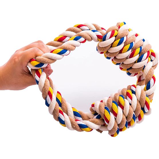 Hračka preťahovadlo s uzlami WALLY 60 cm