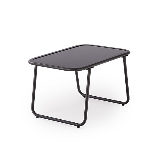 HUDSON, záhradný set (pohovka, 2x kreslo, stolík), sivá / hnedá (1p=1set)