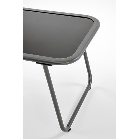 HUDSON, záhradný set (pohovka, 2x kreslo, stolík), sivá / hnedá (1p=1set)