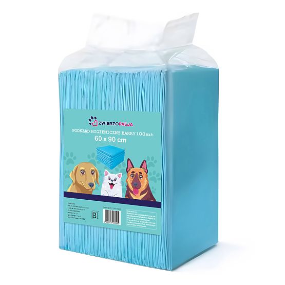 Hygienické podložky pre zvieratá BARRY 60x90 100 ks