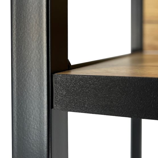 INDUSTRIÁLNY REGÁL 500 ČIERNY/DUB CRAFT