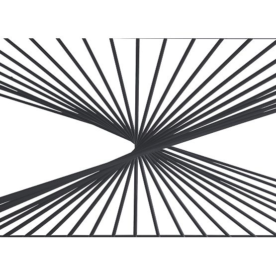 INFINITY 2 konferenčný stolík, sivý mramor / čierny (2p=1ks)