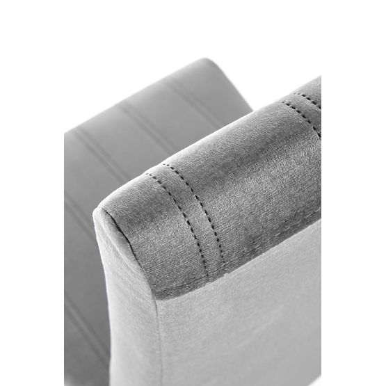 Jedálenská stolička DIEGO 3 - svetlosivá/prírodná