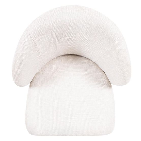 Jedálenská stolička Larisa, svetlo béžová/čierne nohy