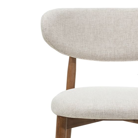 Jedálenská stolička Larnaca béžová/hnedá