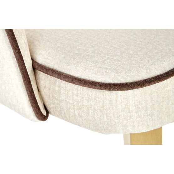 Jedálenská stolička MARINO - medový dub/krémová