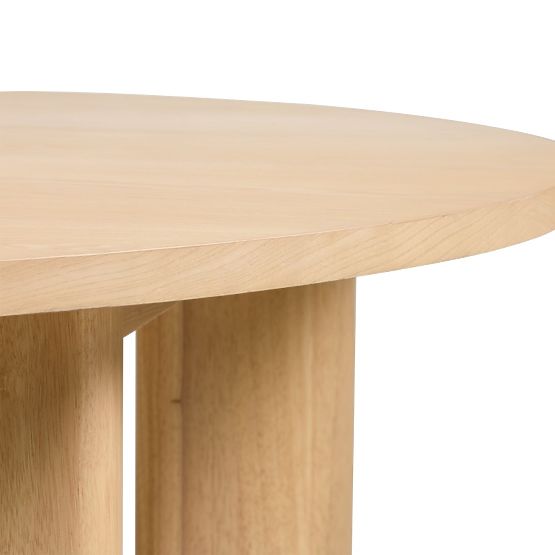 Jedálenský stôl Bali 120 cm, okrúhly, krémovo biely