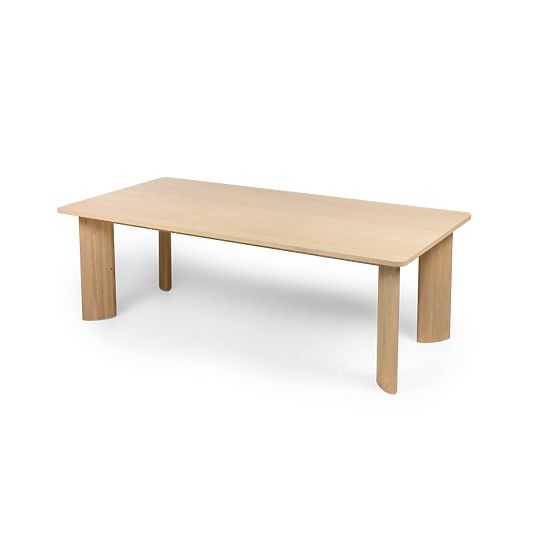 Jedálenský stôl Bali 220 cm, krémovo biely